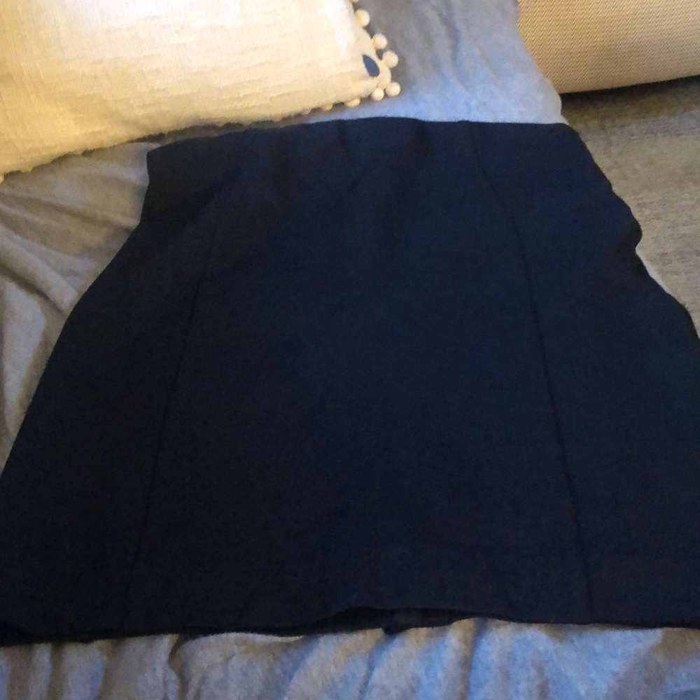 Black pencil skirt